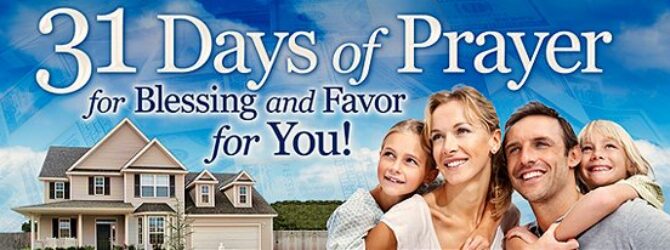 31 Days of Prayer Newsletter