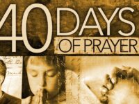 40 Days of Prayer to Change the Heart of a Nation Begins