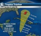 Sandy packs punch as a strong Category 2 hurricane, claims 2 lives