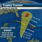 Sandy packs punch as a strong Category 2 hurricane, claims 2 lives