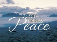 God’s Peace To Not Fall To Pieces