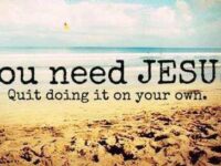 You need #JESUS