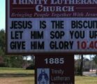 Jesus is the biscuit… #ourCOG