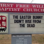 Easter bunny didn’t rise…