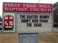 Easter bunny didn’t rise…