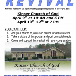 tnCOG: Kinser Church of God in REVIVAL