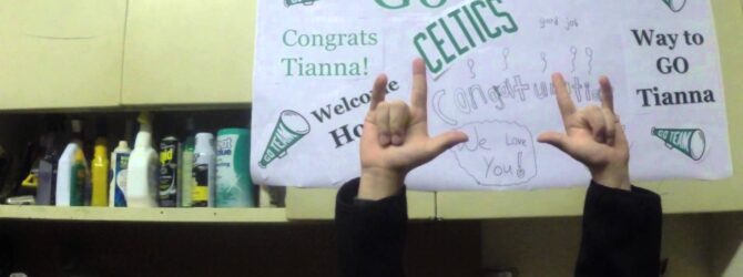 A Surprise for My Celtic Cheerleader