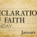 Declaration of Faith Sunday, January 7, 2018