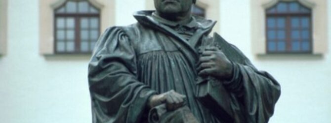 The 95 theses that Martin LUTHER