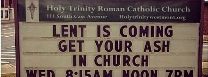 How often do you redo your Church sign?