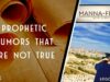 PROPHETIC RUMORS THAT ARE NOT TRUE | EPISODE 984