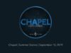 Lee University Chapel Summer Stories