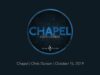 Lee University Chapel with Chris Durso