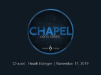 Chapel with Heath Eslinger