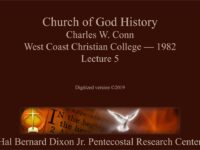 Charles W.  Conn Lecture 05