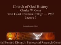 Charles W. Conn Lecture 07