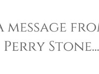 A message from Perry Stone…