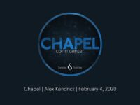 Chapel with Alex Kendrick