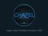 Chapel with Tullian Tchividjian