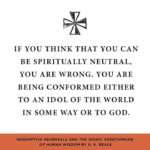 There is no neutrality in TRUTH. Either you stand with…