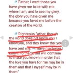 So if God and Jesus are one in the sense…