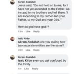 Ever have a Muslim question you on the trinity, and…