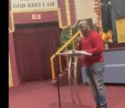 EVANGELIST CHAPLAIN DR.CARLOS CLARK GIVING A LECTURE ON PSALMS 82:6…