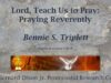 Triplett on Prayer 07