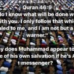 In Muhammad’s claim that he’s a “clear messenger” he doesn’t…