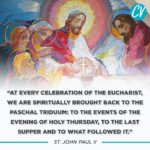 Today is Holy Thursday, where we commemorate the establishment of…