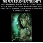 Easter is an old pagan holiday repackaged into Christianity by…