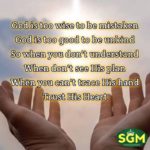 Kung hindi mo man nakikita ang plano ng Diyos. Patuloy…