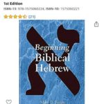 I just ordered this textbook to start learning Biblical Hebrew…