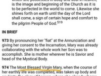 Straight out of the catechism. Look at the names given…