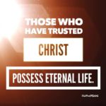 I tell you the truth, whoever hears My word and…