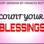 COUNT YOUR BLESSINGS