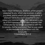 According to the true gospel. If it not CHRIST, DIED…