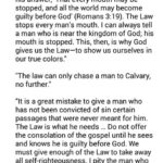 The function of the law is to stop us from…