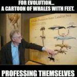 All the top evolutionists and atheists have are CARTOONS, SKETCHES,…
