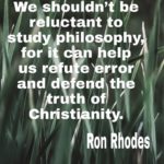Can be Philosophy Helpful for a Christian? Personally my opinion…