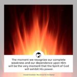 If we make our own inability a stumbling block or…