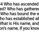 Do you know the Son’s name, surely you do?!? Moreover…
