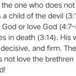 Do you love the brethern? What in your life proves…