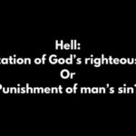 How do you see it. (Scripture would help ?)