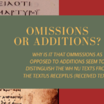 The Byzantine text family that makes up the Textus Receptus,…