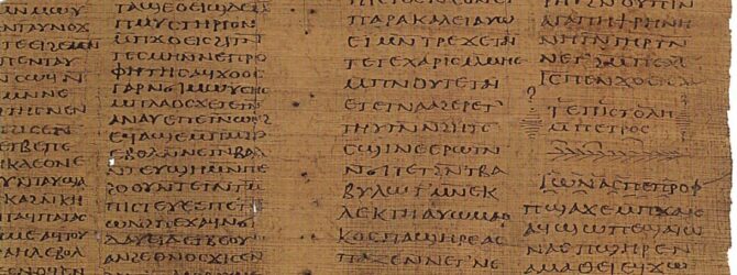 The earliest translations of the Christian Greek Scriptures were into…