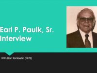 Interview of Earl Paulk Sr. by Dan Tomberlin