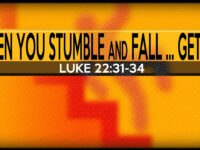 When You Stumble and Fall – Get Up!