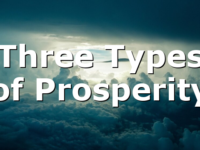 Three Types of Prosperity