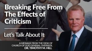 Breaking Free from the Effects of Criticism